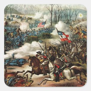 Sticker Carré Battle de Pea Ridge