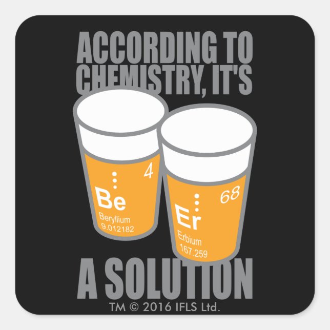 STICKER CARRÉ BE (Devant)