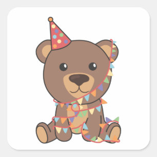 Sticker Carré Bear Bear