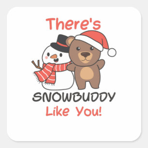Sticker Carré Bear There