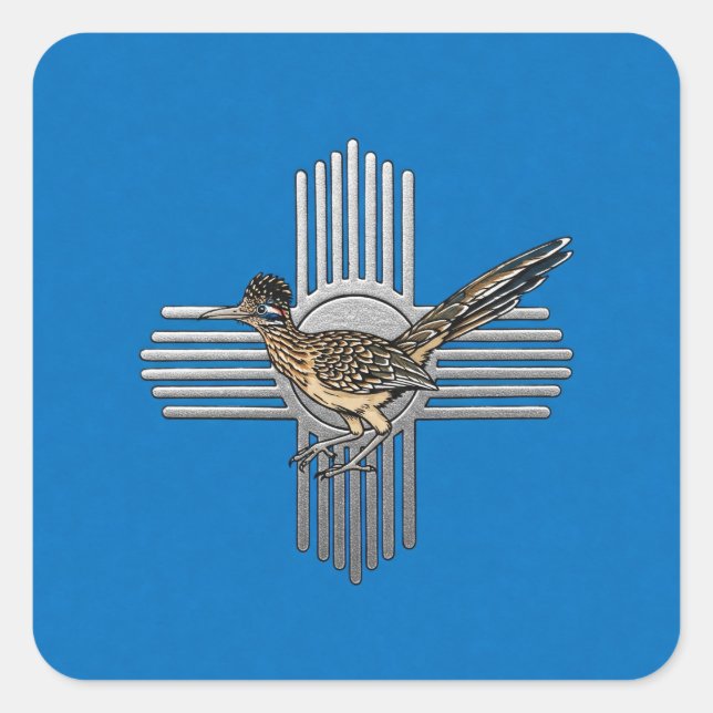 Sticker Carré Beep Beep (Devant)