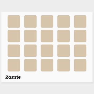 Sticker Carré Beige Champagne