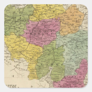 Sticker Carré Belgique 2