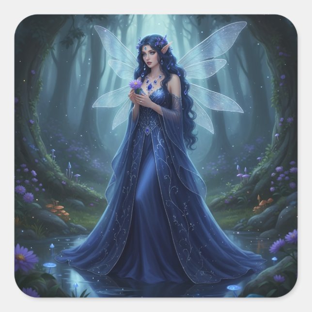 Sticker Carré Belle Septembre Sapphire Fairy (Devant)