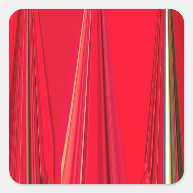 Sticker Carré Belle texture rouge Couleur Art Abstrait (Devant)