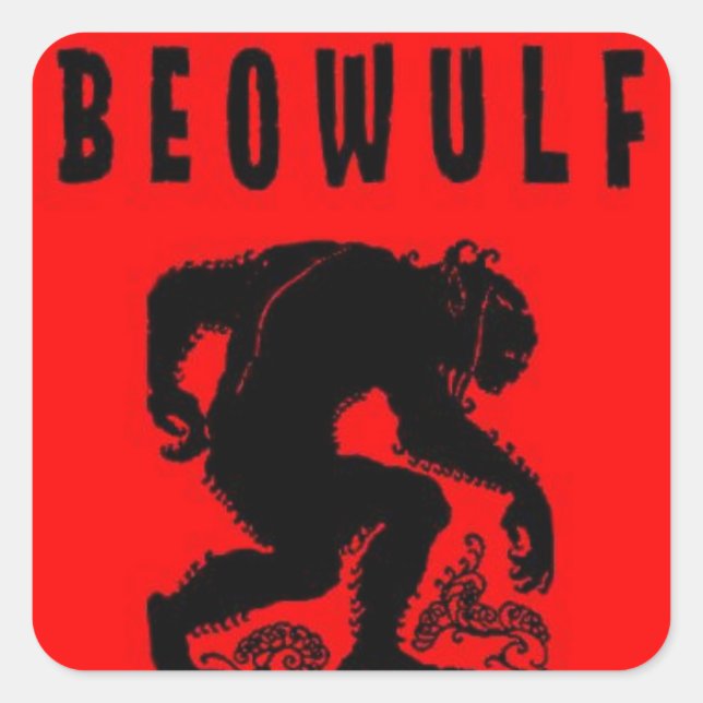 Sticker Carré Beowulf - Grendel (Devant)