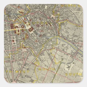 Sticker Carré Berlin