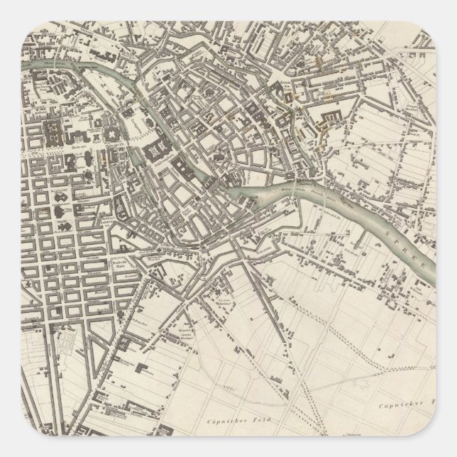 Sticker Carré Berlin (Devant)