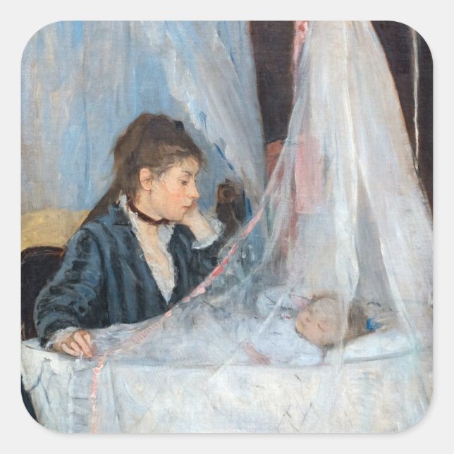 Sticker Carré Berthe Morisot - Le berceau (Devant)
