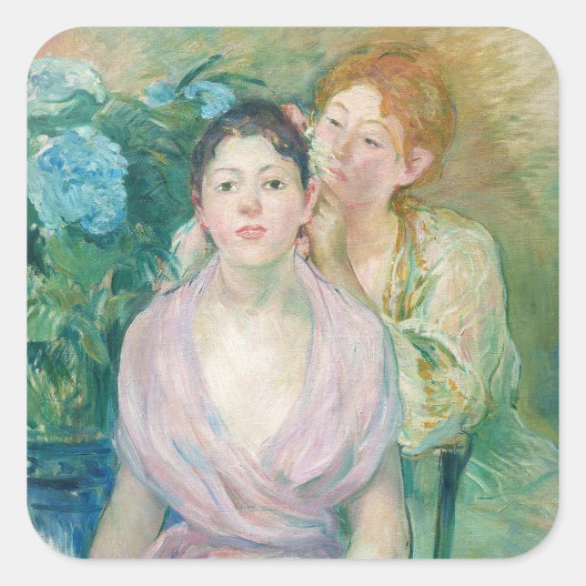 Sticker Carré Berthe Morisot - L'Horstensia / Les Deux Soeurs (Devant)