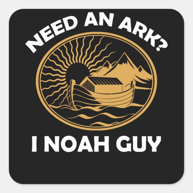 Sticker Carré Besoin D'Un Arc I Noah Guy Christian Pun (Devant)