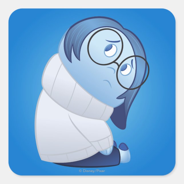 Sticker Carré Besoin D'Une Seule Heure (Devant)