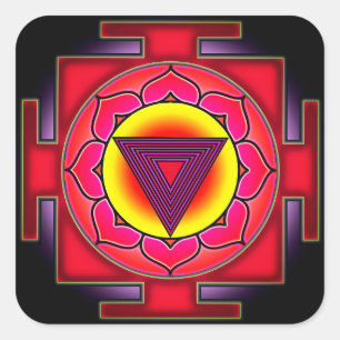 Sticker Carré Bhairavi Yantra