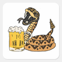 Bière à boire amusante au crotale