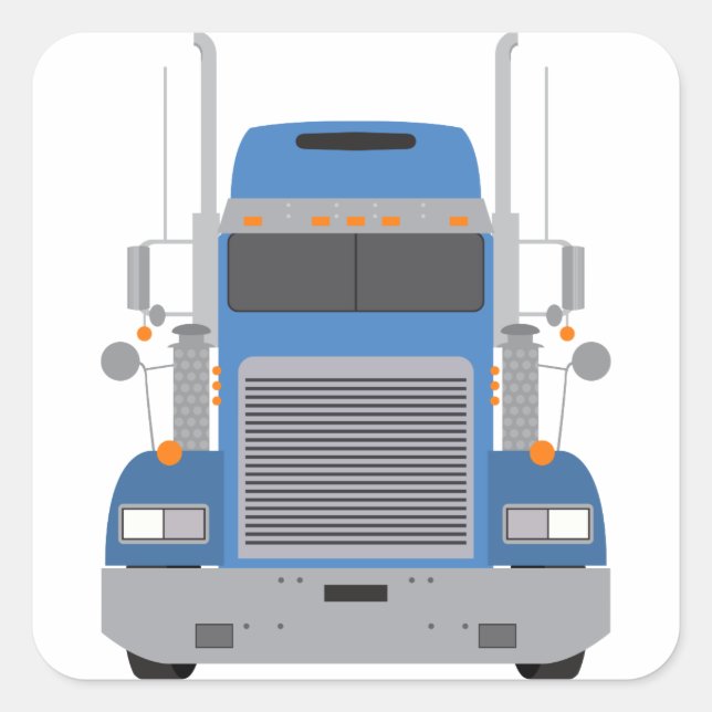 Sticker Carré Big Truck (Devant)