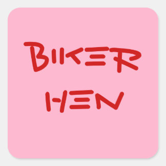 STICKER CARRÉ BIKER CHICKERS