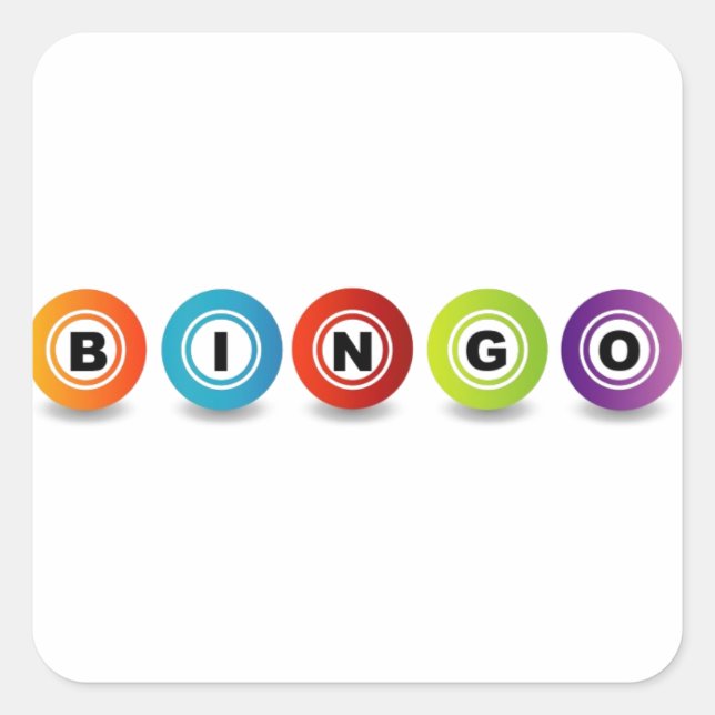Sticker Carré Bingo (Devant)