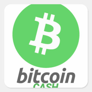 Sticker Carré Bitcoin Cash - CryptoCurrency Alliance Super PAC