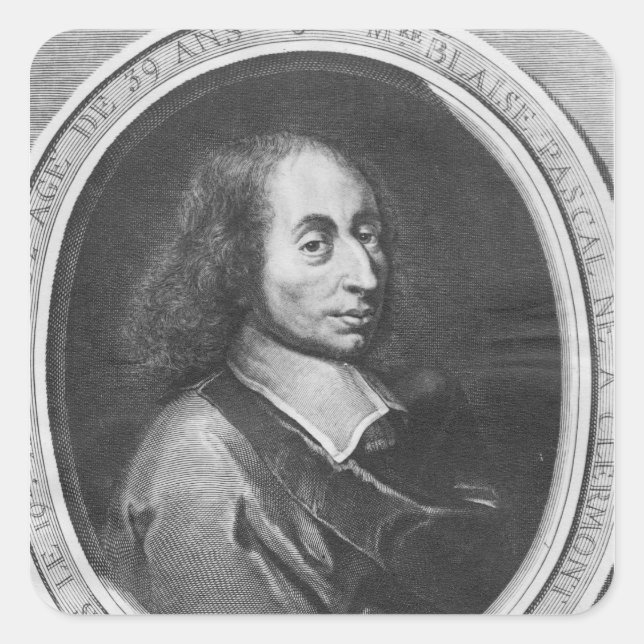 Sticker Carré Blaise Pascal (Devant)