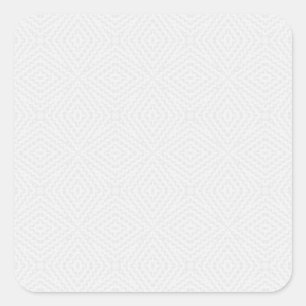 Sticker Carré Blanc solide texturé.