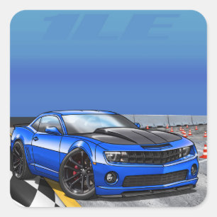 Sticker Carré bleu_1LE