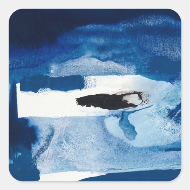 Sticker Carré Bleu Amore II (Devant)