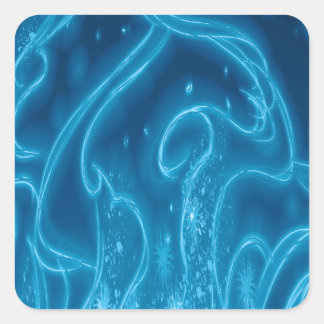 Sticker Carré bleu électrique