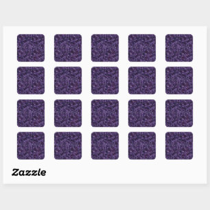 Sticker Carré Bleu Encrier Pavé Patchwork Motif Terrazzo