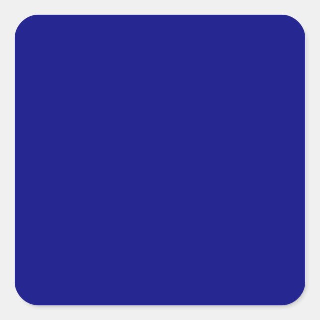 Sticker Carré Bleu marine (Devant)