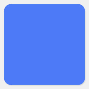 Sticker Carré Bleu Ultramarine