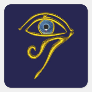 Sticker Carré BLUE TALISMAN, détail