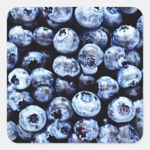 Sticker Carré Blueberries