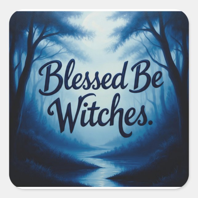 Sticker Carré BlueSkys (Devant)