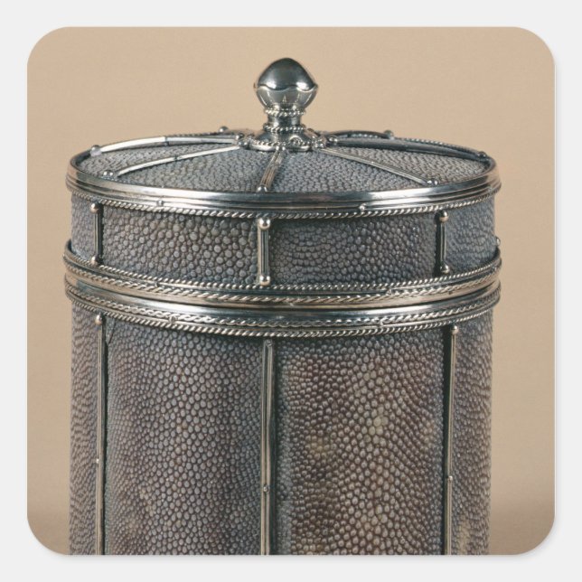 Sticker Carré Boîte à cigarettes avec côtés en pince, 1928 (Devant)