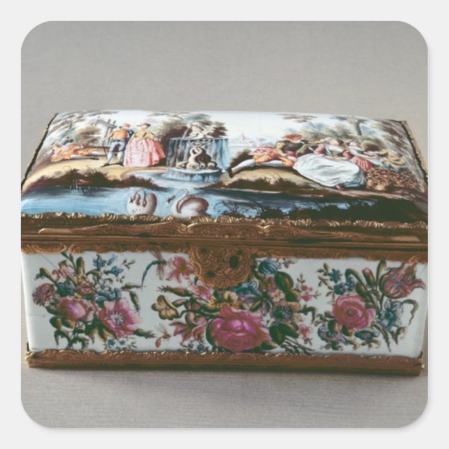 Sticker Carré Boîte à outils, c.1750 (Devant)