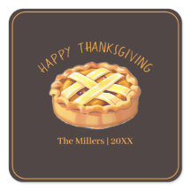 Bon thanksgiving Pomme tarte personnalisée