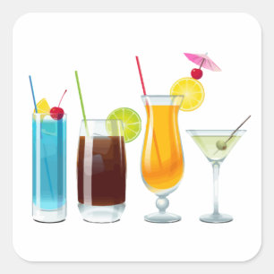 Sticker Carré Bonne heure