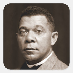 Sticker Carré Booker Washington : African American Educator