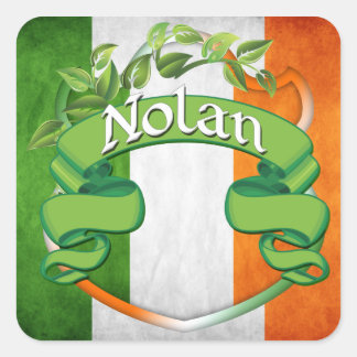 Sticker Carré Bouclier irlandais Nolan