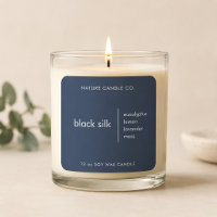 Bougie en cire de soja minimaliste de luxe