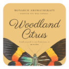 Bougie Orange Vintage Papillon Emballage produit