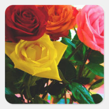 Bouquet de fleurs roses