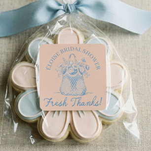 Sticker Carré Bouquet Floral de Fresh Off The Market pour une do