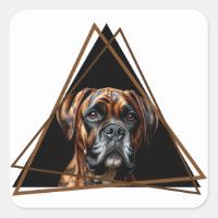Boxer Lab Dog Brun et Noir Bringé