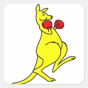 Sticker Carré Boxing
