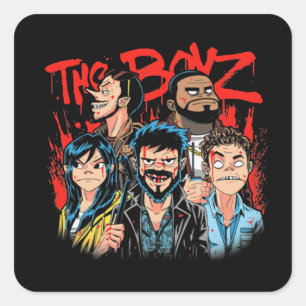 Sticker Carré Boys Tv Show Limited Edition Cadeau Parfait