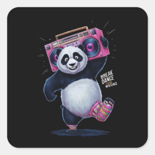 Sticker Carré 'BREAK DANCE' et 'GONE WRONG'