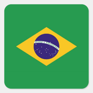 STICKER CARRÉ BRÉSIL