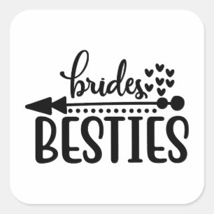 Sticker Carré Brides Besties