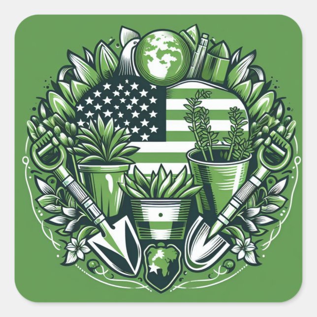 Sticker Carré Brodeur (Devant)